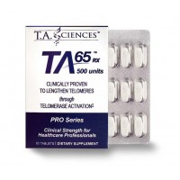 TA-65®RX  60 tabletta, mindegyik 500 egység hatóanyagot tartalmaz.